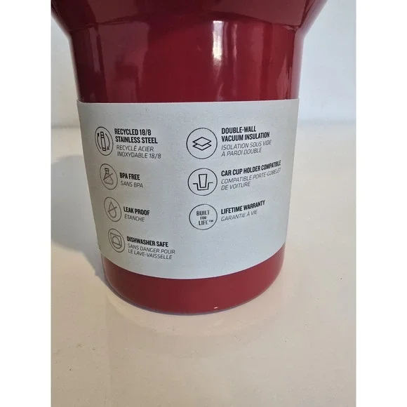 Stanley 40oz Pro Tour Tumbler Holly Berry Gloss Exclusive New - Picture 8 of 15